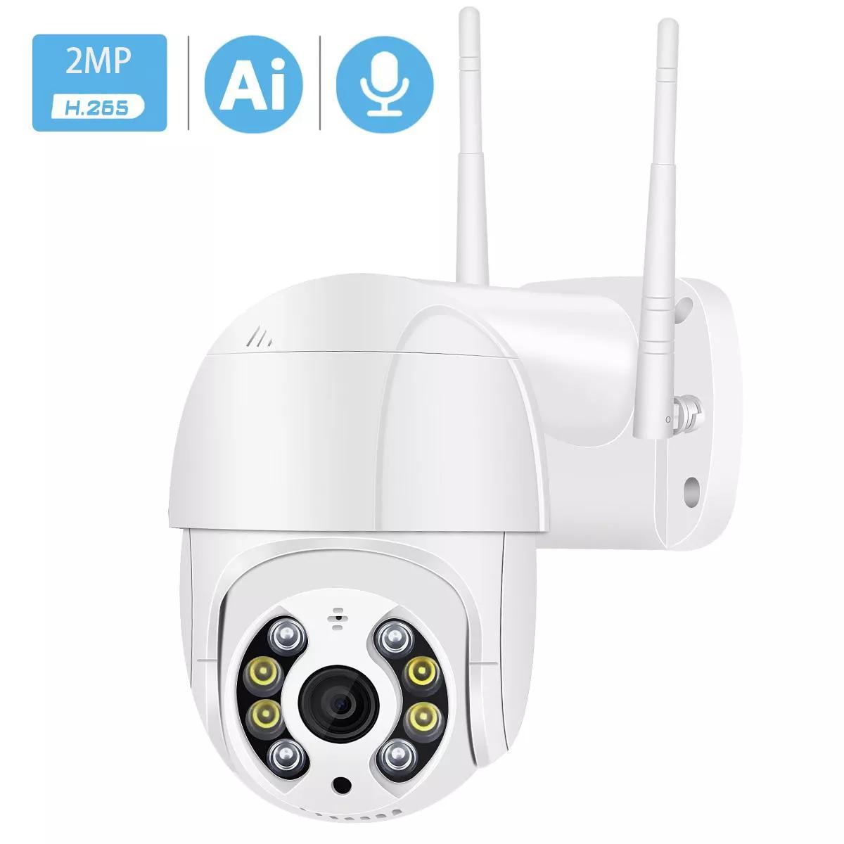 2MP PTZ IP-камера Wi-Fi Outdoor AI Human Detection Audio 1080P Wireless Security Camera CCTV P2P RTSP 4X Digital Zoom Wifi Camera EU plug білий
2MP PTZ IP-камера Wi-Fi Outdoor AI Human Detection Audio 1080P Wireless Security Camera CCTV P2P RTSP 4X Digital Zoom Wifi Camera EU plug білий