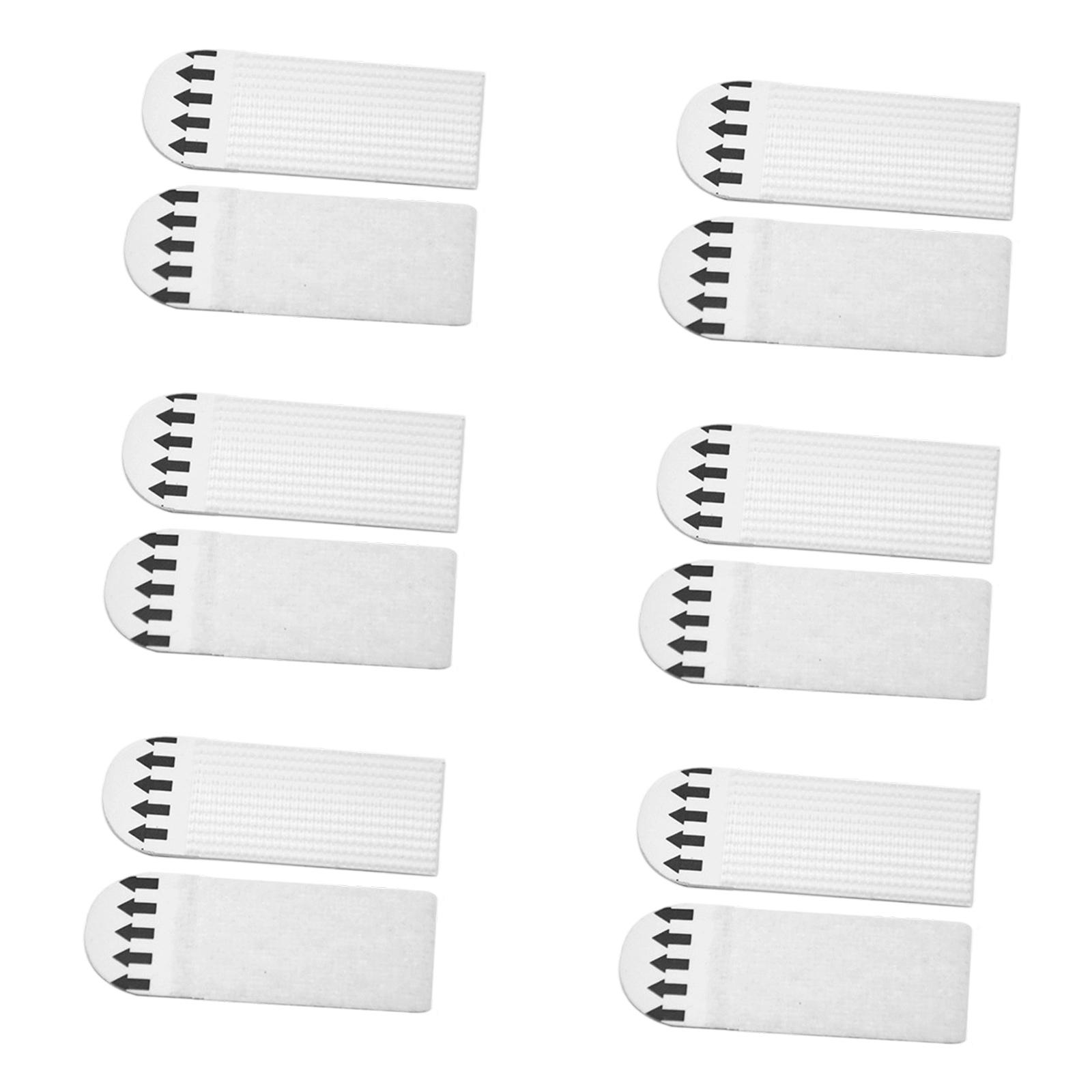 Damage without Reusable Adhesive Hook 12 Pair Strong Hold Tape Wall Hook Suitable for Photo frame Wall decors 16X46mm
Damage without Reusable Adhesive Hook 12 Pair Strong Hold Tape Wall Hook Suitable for Photo frame Wall decors 16X46mm
