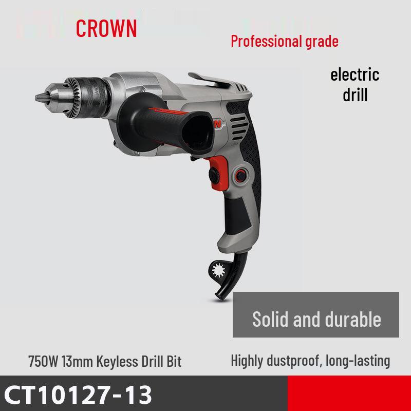 Crown CT10127-13 Multi-Functional Electric Hand Drill & Screwdriver Tool
Crown CT10127-13 Multi-Functional Electric Hand Drill & Screwdriver Tool