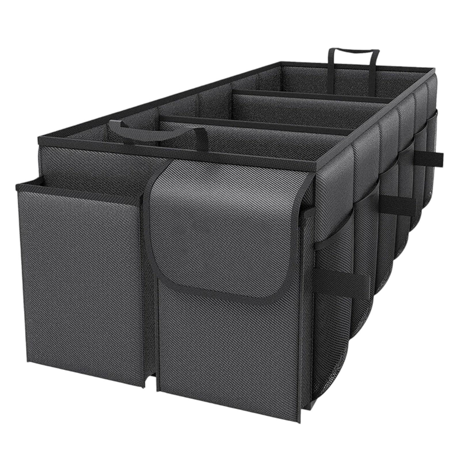 Trunk Organizer - Car Organizer, Foldable Trunk Organizer For SUVs And Sedans, Sturdy Car Organizer, Tools, Sundries, Black, 2 Compartments One Size
Trunk Organizer - Car Organizer, Foldable Trunk Organizer For SUVs And Sedans, Sturdy Car Organizer, Tools, Sundries, Black, 2 Compartments One Size