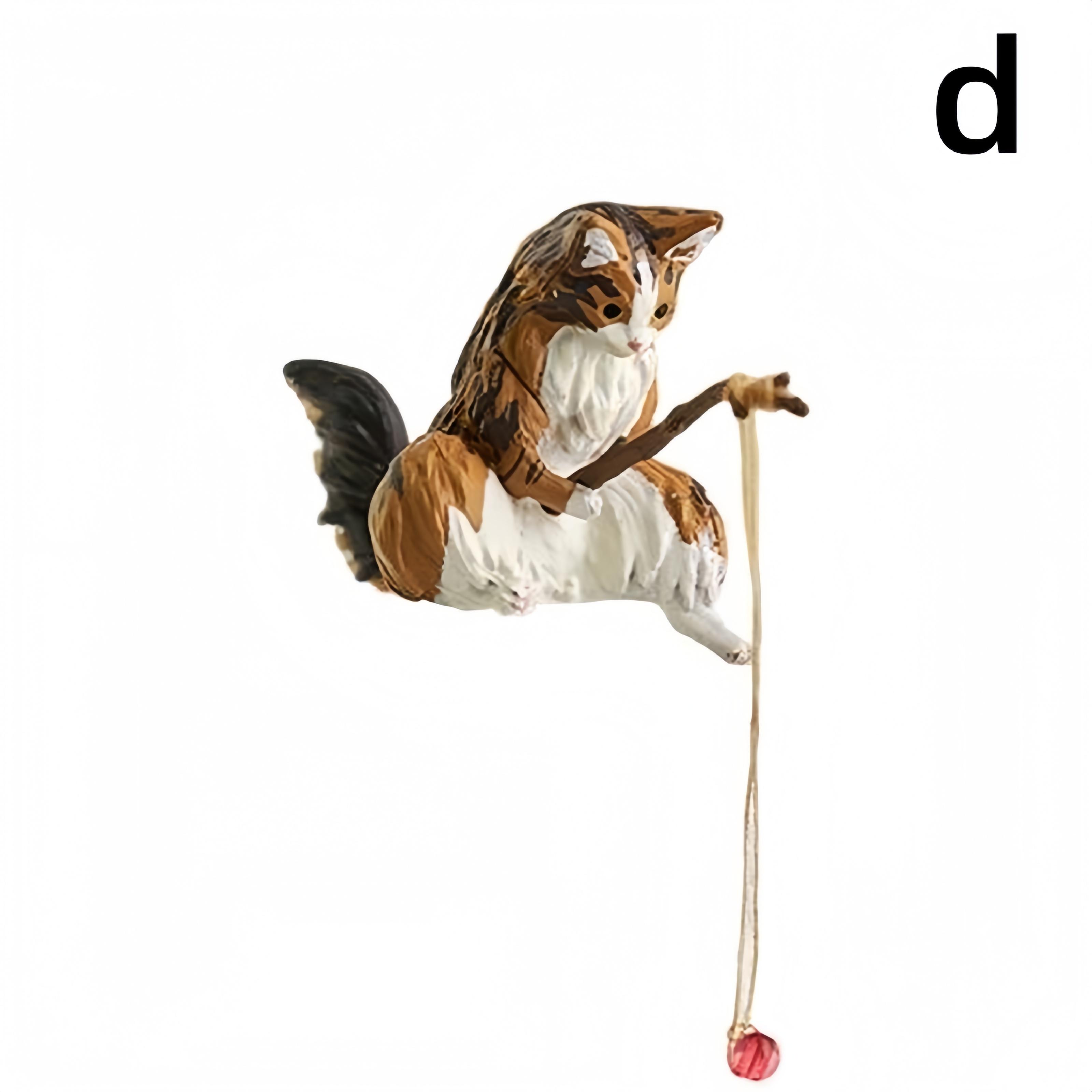 Новинка Очаровательная полимерная скульптура Милый кот рыбачит Полимерная скульптура Декор для офиса d
Новинка Очаровательная полимерная скульптура Милый кот рыбачит Полимерная скульптура Декор для офиса d