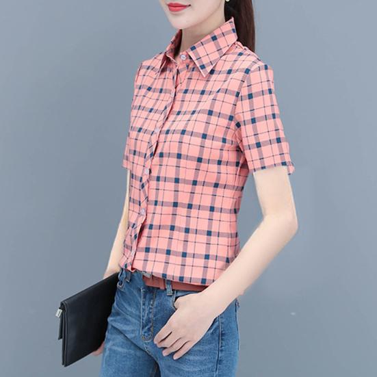 Yousheng Women Shirt Flower Plaid Pattern Regular Style Shirt Buttons Placket Casual Shirt Tops Leisure Party Daily Wear S синий
Yousheng Women Shirt Flower Plaid Pattern Regular Style Shirt Buttons Placket Casual Shirt Tops Leisure Party Daily Wear S синий