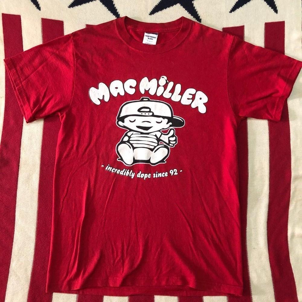 Rare Mac Miller Vintage Since 92 unisex Shirt S234XL red Shirt Unisex T-Shirt L
Rare Mac Miller Vintage Since 92 unisex Shirt S234XL red Shirt Unisex T-Shirt L