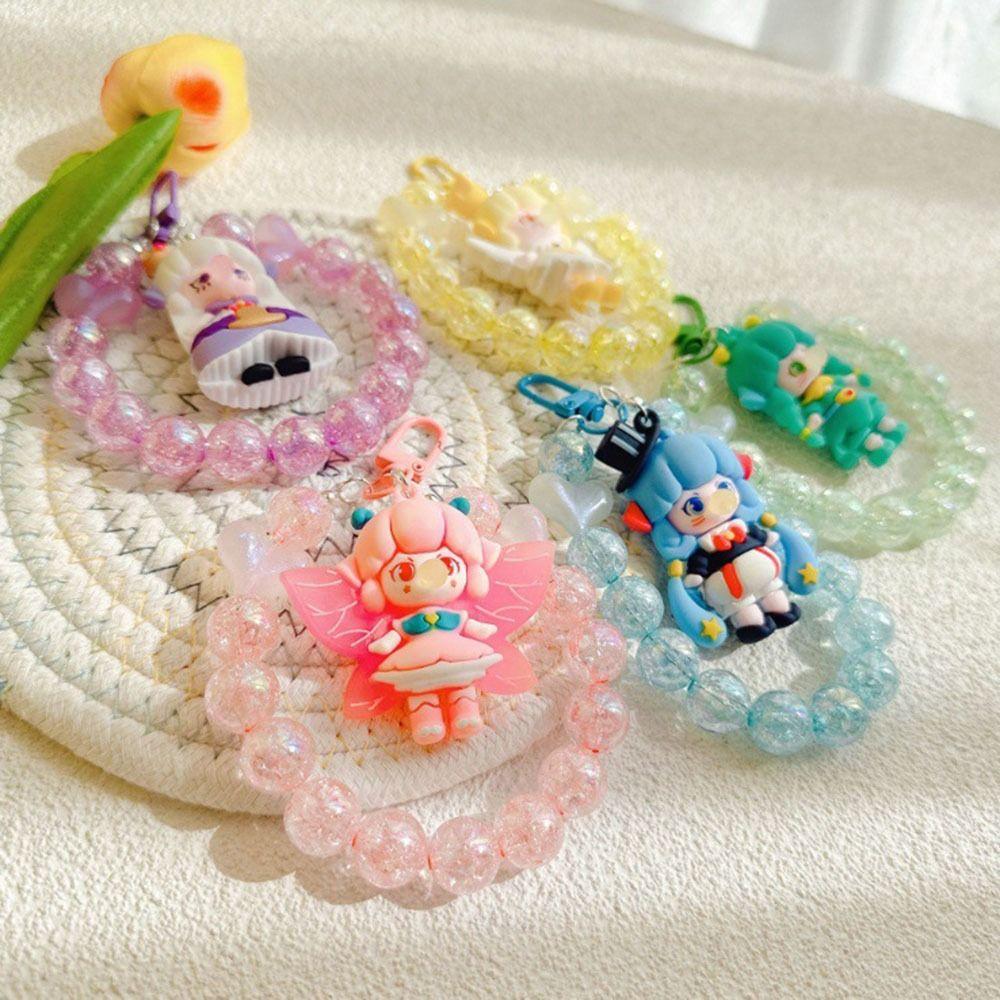 Candy Color Beaded Keyring Fashion Doll Pendant Backpack Charm Blowing Bubble Girl Keychain Women фиолетовый
Candy Color Beaded Keyring Fashion Doll Pendant Backpack Charm Blowing Bubble Girl Keychain Women фиолетовый