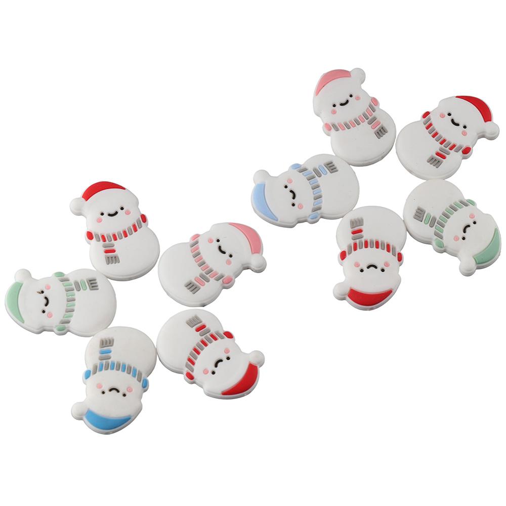 10 шт. Силиконовые бусины в форме снеговика, силиконовые бусины-разделители, мультяшные бусины, проекты ручной работы
10 шт. Силиконовые бусины в форме снеговика, силиконовые бусины-разделители, мультяшные бусины, проекты ручной работы