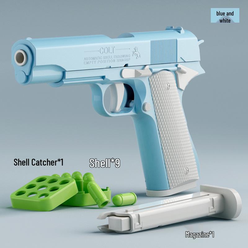 Automatic Shell Ejection 1911 Radish Soft Bullet Toy Gun Desert Eagle Pistol
Automatic Shell Ejection 1911 Radish Soft Bullet Toy Gun Desert Eagle Pistol