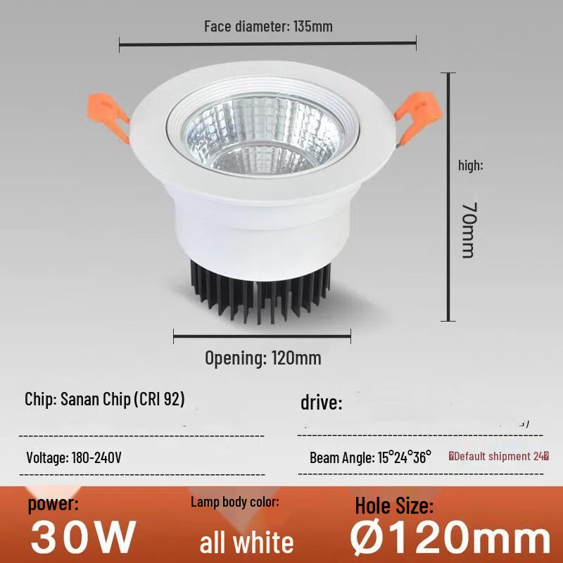 Pailide COB LED Downlight
Pailide COB LED Downlight