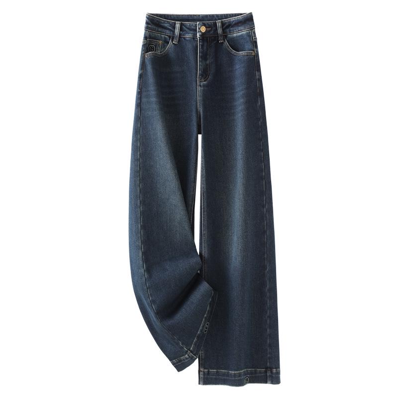 Dark Blue Retro Loose Fit Women s Wide-Leg Jeans - Autumn/Winter 2024, Floor-Length Narrow Straight Leg, Slimming Design. 3XL синий
Dark Blue Retro Loose Fit Women s Wide-Leg Jeans - Autumn/Winter 2024, Floor-Length Narrow Straight Leg, Slimming Design. 3XL синий