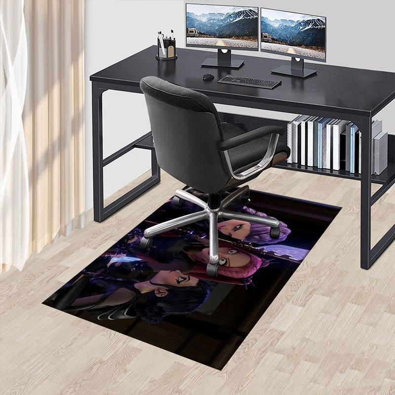 Vivid Anime Characters: Purple, Pink, and Black Hairstyles Offic Chair Mat, K-pop Theme Carpet, Non-slip, Soft and Durable Leisure Rug for 60cm by 90cm
Vivid Anime Characters: Purple, Pink, and Black Hairstyles Offic Chair Mat, K-pop Theme Carpet, Non-slip, Soft and Durable Leisure Rug for 60cm by 90cm