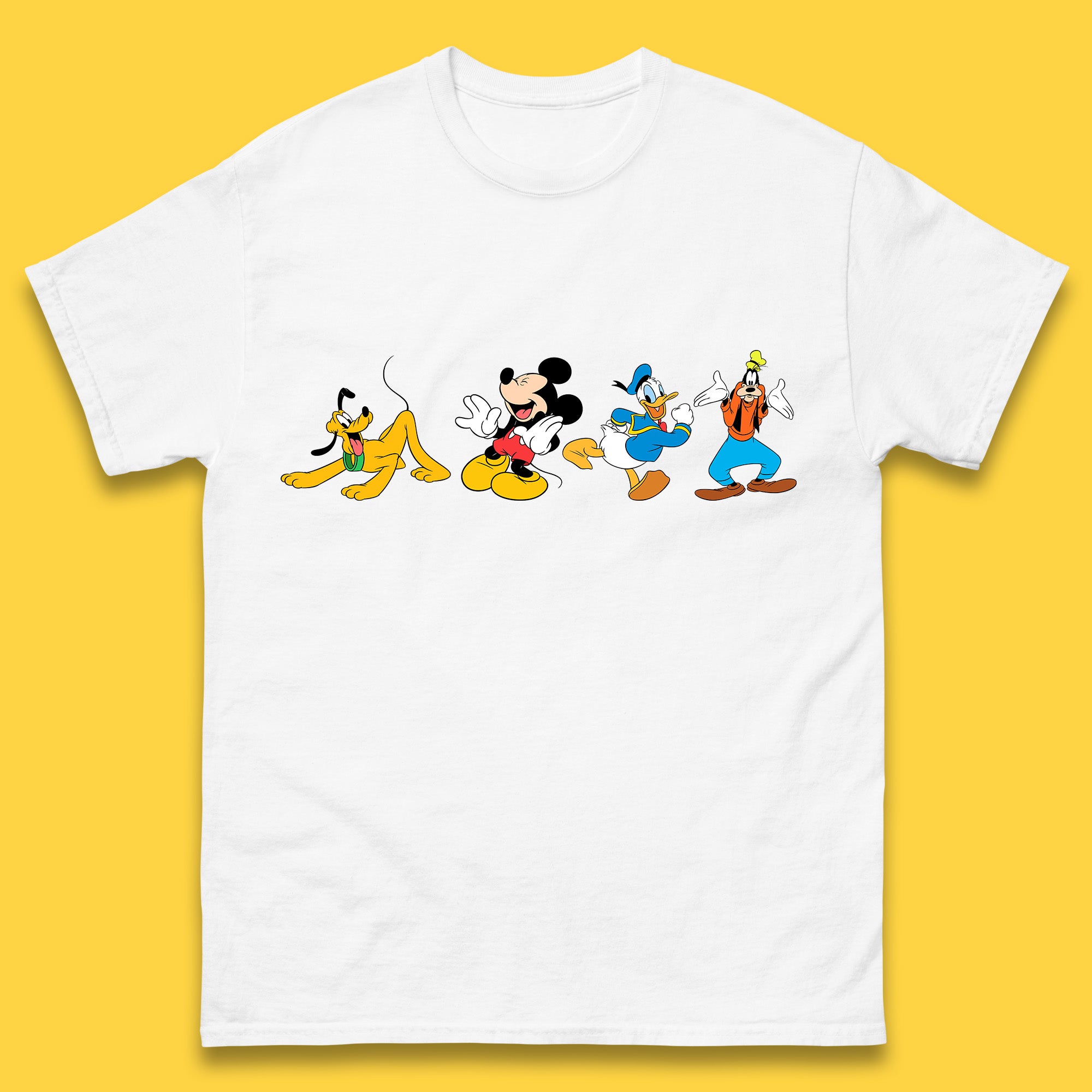Mickey And Friends Mickey Mouse Daisy Duck Pluto Goofy Donald Duck Disney Group Disney Best Friends Mens Tee Top 4XL
Mickey And Friends Mickey Mouse Daisy Duck Pluto Goofy Donald Duck Disney Group Disney Best Friends Mens Tee Top 4XL