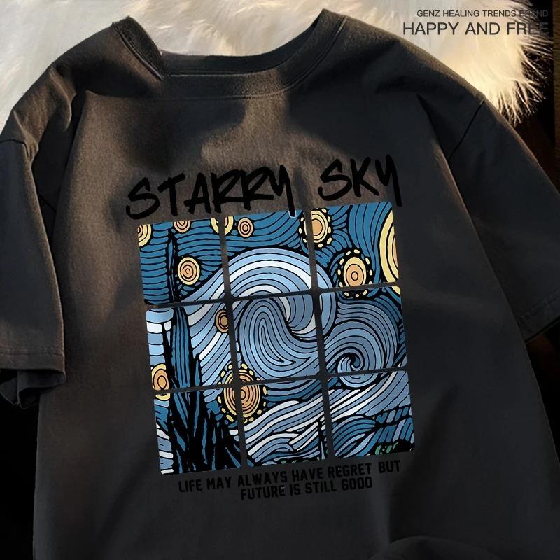 Creative Casual T-Shirt Pattern Loose T-Shirt Soft Starry Sky Blue Galaxy Women s Fashion Loose Top 160
Creative Casual T-Shirt Pattern Loose T-Shirt Soft Starry Sky Blue Galaxy Women s Fashion Loose Top 160