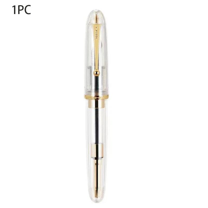 Jinhao 9019 Fountain Pen Transparent Luxury Resin Pen 0.5/0.7mm Nib Writing Ink Pens Stationery Business Office School Supplies (Transparent,F(Approx 0.5mm))
Jinhao 9019 Fountain Pen Transparent Luxury Resin Pen 0.5/0.7mm Nib Writing Ink Pens Stationery Business Office School Supplies (Transparent,F(Approx 0.5mm))
