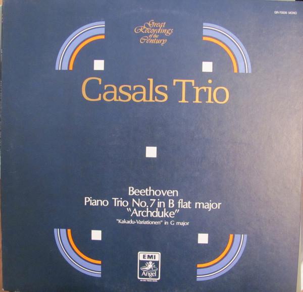 LP Record PABLO CASALS ALFRED CORTOT JACQUE Beethoven Piano Trio No. 7 In Bfl GR70006 ANGEL Japan Obi Classical Used
LP Record PABLO CASALS ALFRED CORTOT JACQUE Beethoven Piano Trio No. 7 In Bfl GR70006 ANGEL Japan Obi Classical Used