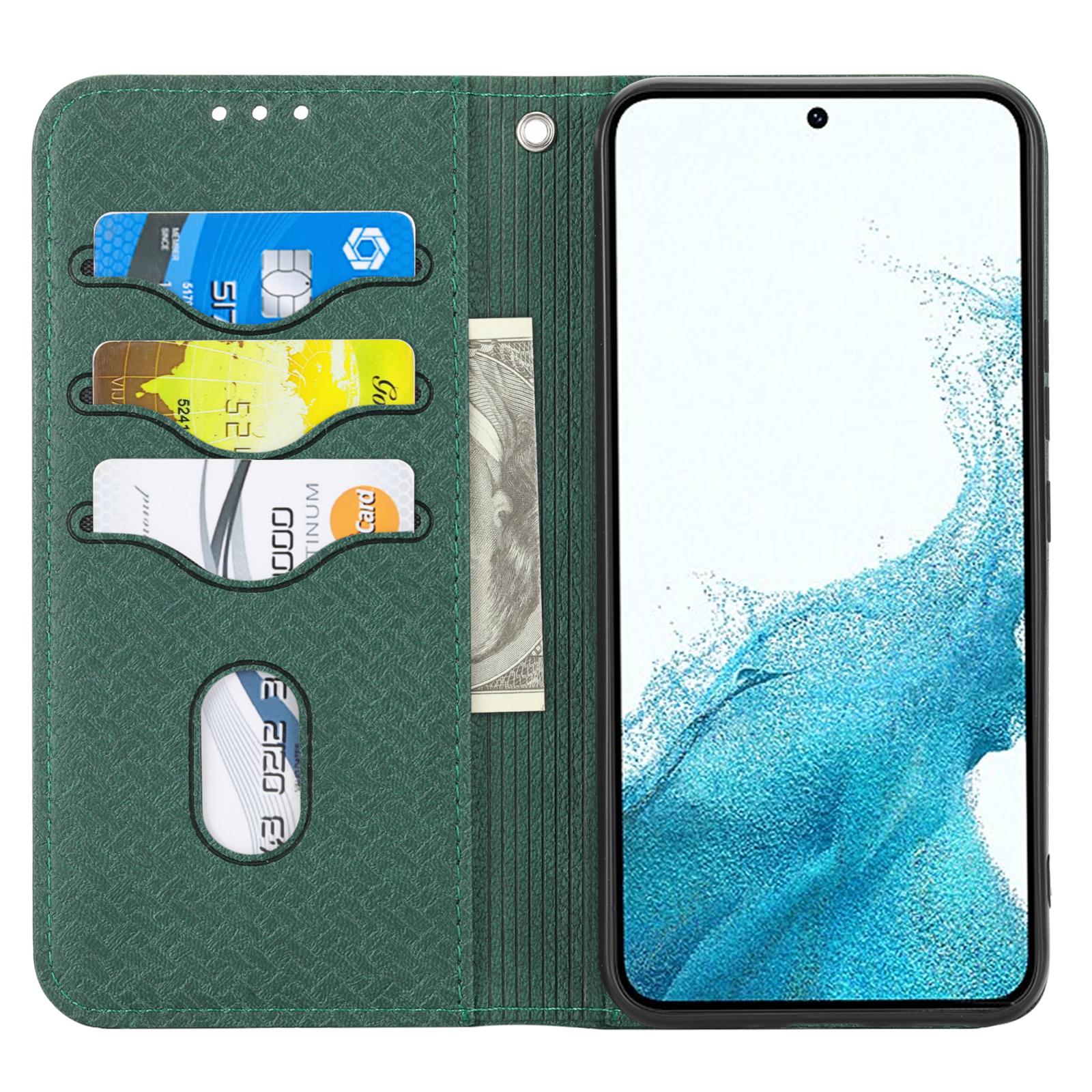 For Samsung Galaxy A55 5G Leather Case Magnetic Closing Cover Woven Texture with Strap Green
For Samsung Galaxy A55 5G Leather Case Magnetic Closing Cover Woven Texture with Strap Green