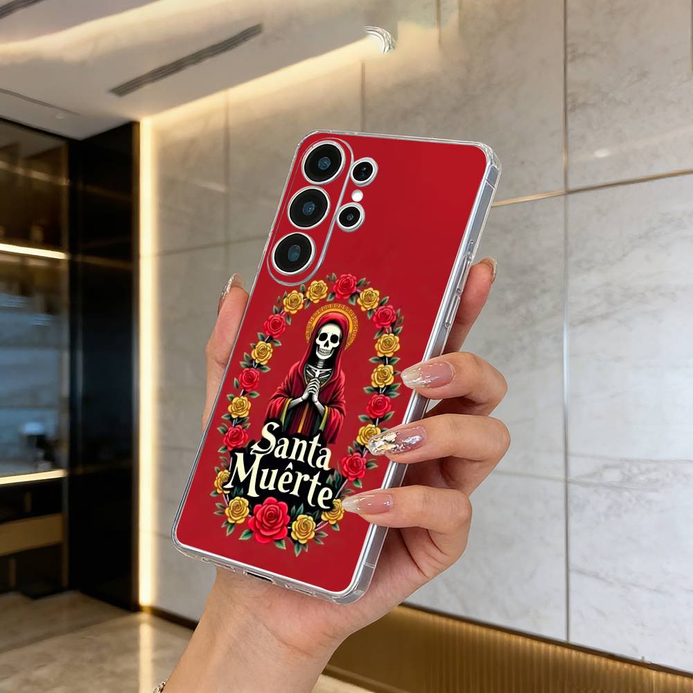 S-Santa -M-Muerte P-print Phone Case For Samsung S25,S24,S21,S22,S23,S30,Ultra,S20,Plus,Fe,Lite Transparent Cover Samsung S25
S-Santa -M-Muerte P-print Phone Case For Samsung S25,S24,S21,S22,S23,S30,Ultra,S20,Plus,Fe,Lite Transparent Cover Samsung S25