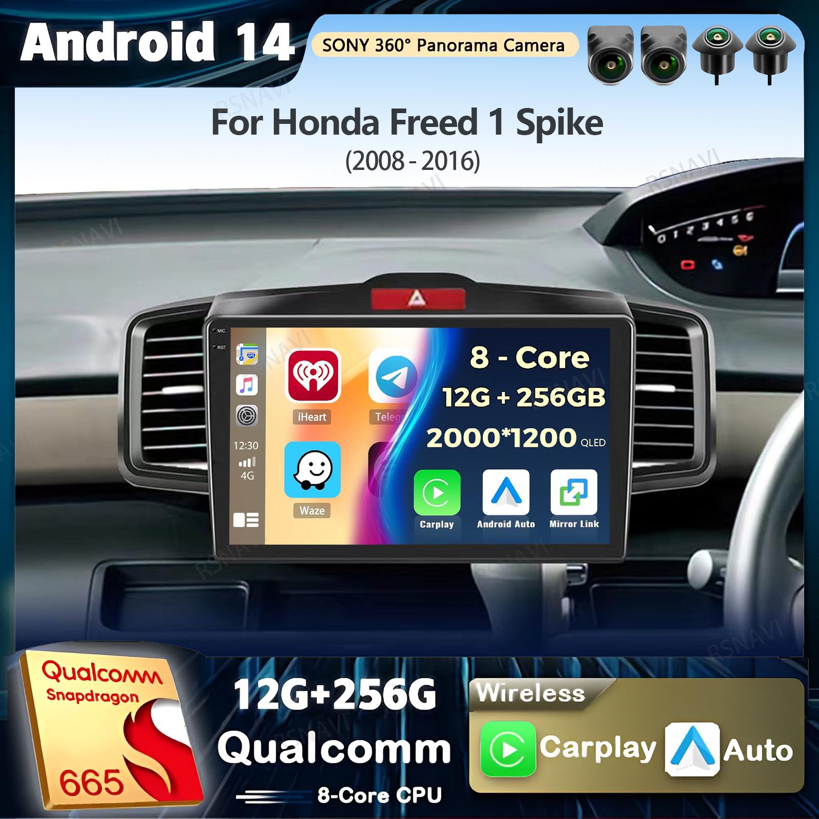 Android 14 Carplay Auto For Honda Freed 1 Spike 2008 - 2016 Car Radio Player Multimedia stereo Navigation 4G+WIFI BT DVD 2 DIN
Android 14 Carplay Auto For Honda Freed 1 Spike 2008 - 2016 Car Radio Player Multimedia stereo Navigation 4G+WIFI BT DVD 2 DIN