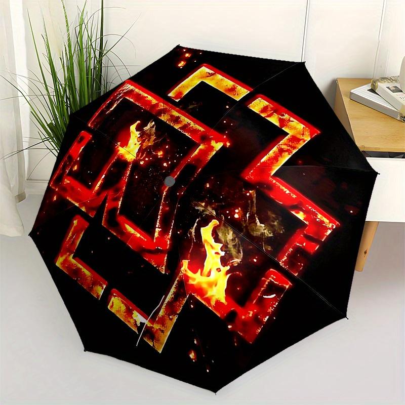 1pc Flaming Chinese Character Wen Umbrella with Plastic Handle,Suitable for All Seasons Home Travel Outdoor UmbrellaM1000
1pc Flaming Chinese Character Wen Umbrella with Plastic Handle,Suitable for All Seasons Home Travel Outdoor UmbrellaM1000