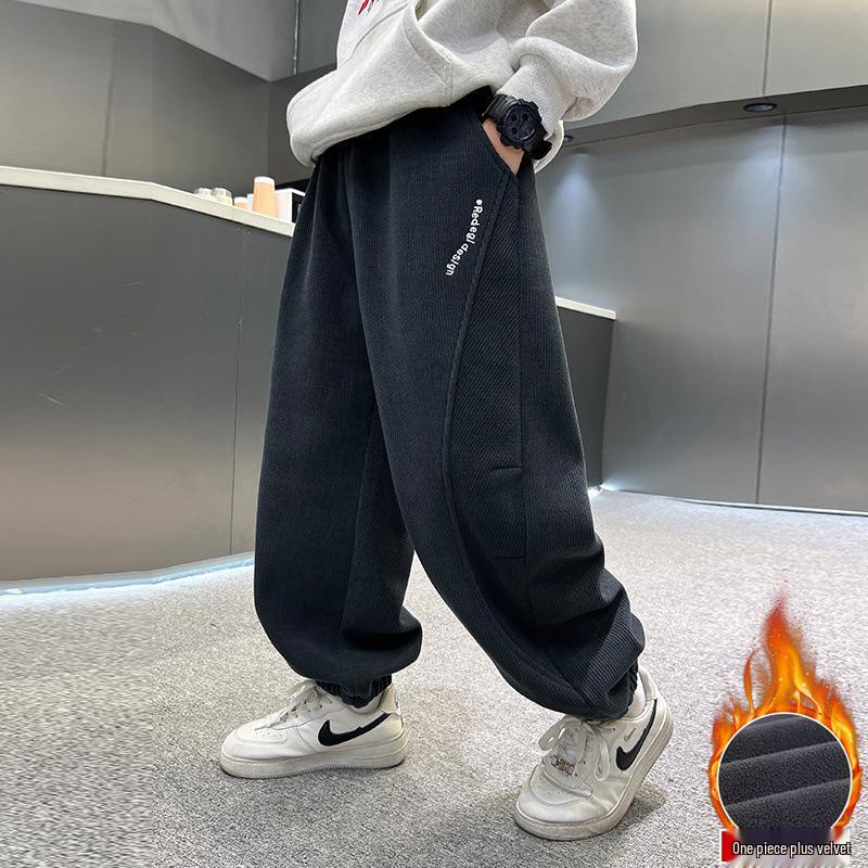 Boys Fleece-Lined Corduroy Joggers - Autumn/Winter 2025 Cool Hipster Style 150cm
Boys Fleece-Lined Corduroy Joggers - Autumn/Winter 2025 Cool Hipster Style 150cm