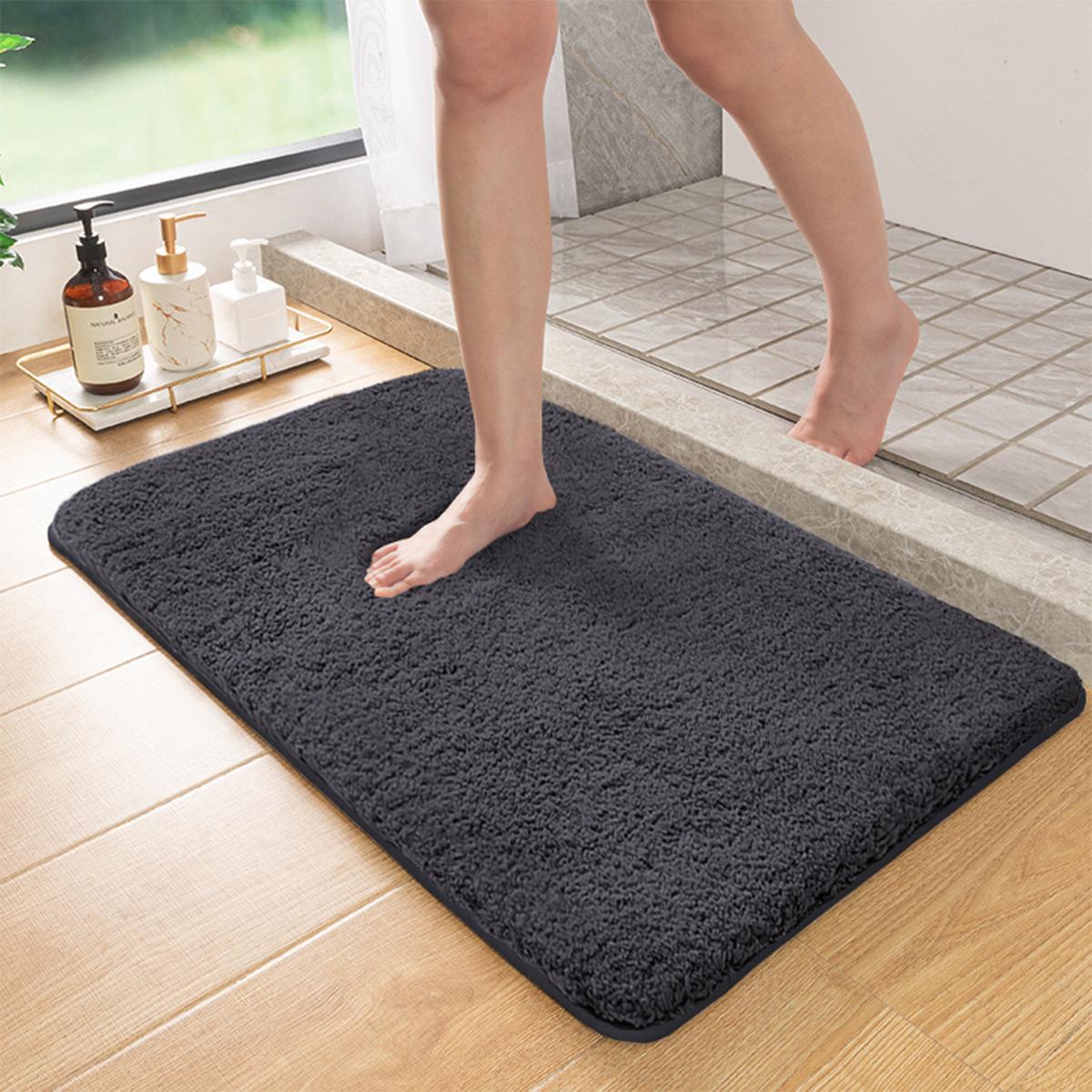 Long hair absorbent bathroom mat furry shower room foot wiping mat toilet non-slip mat entrance mat 400MMx600MM
Long hair absorbent bathroom mat furry shower room foot wiping mat toilet non-slip mat entrance mat 400MMx600MM