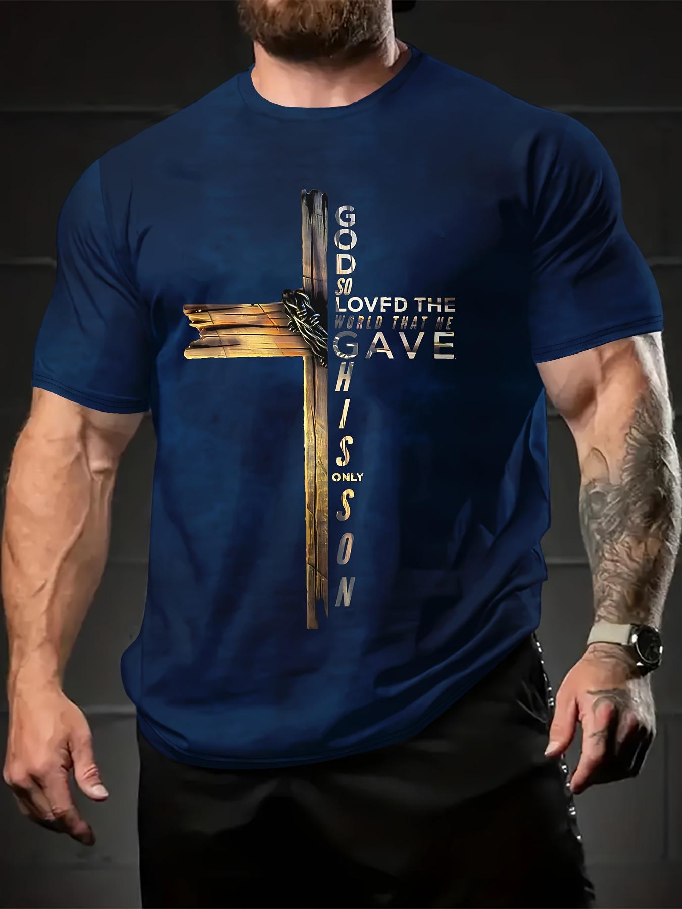 Men s Summer Casual Cross Graphic Tee - Comfortable, Stylish Round Neck Short Sleeve T-Shirt for Casual Attire XXXXXL темно-синього кольору
Men s Summer Casual Cross Graphic Tee - Comfortable, Stylish Round Neck Short Sleeve T-Shirt for Casual Attire XXXXXL темно-синього кольору