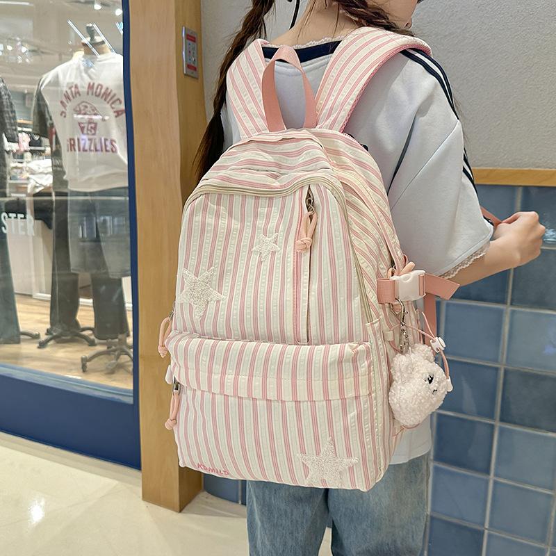 Backpack Junior High School Student Light Schoolbag Girl s Large Capacity Backpack хакі
Backpack Junior High School Student Light Schoolbag Girl s Large Capacity Backpack хакі