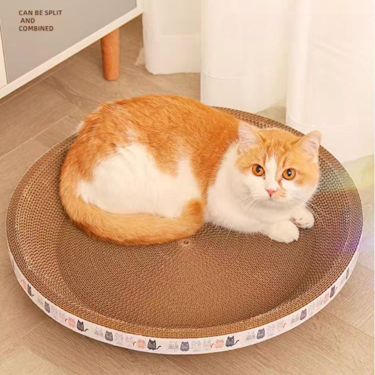 Corrugated Cat Scratcher Round Oval Pet Cat Scratching Board Grinding Claw Toys Wear-Resistant Cats Bed Nest Cats Accessories
Corrugated Cat Scratcher Round Oval Pet Cat Scratching Board Grinding Claw Toys Wear-Resistant Cats Bed Nest Cats Accessories