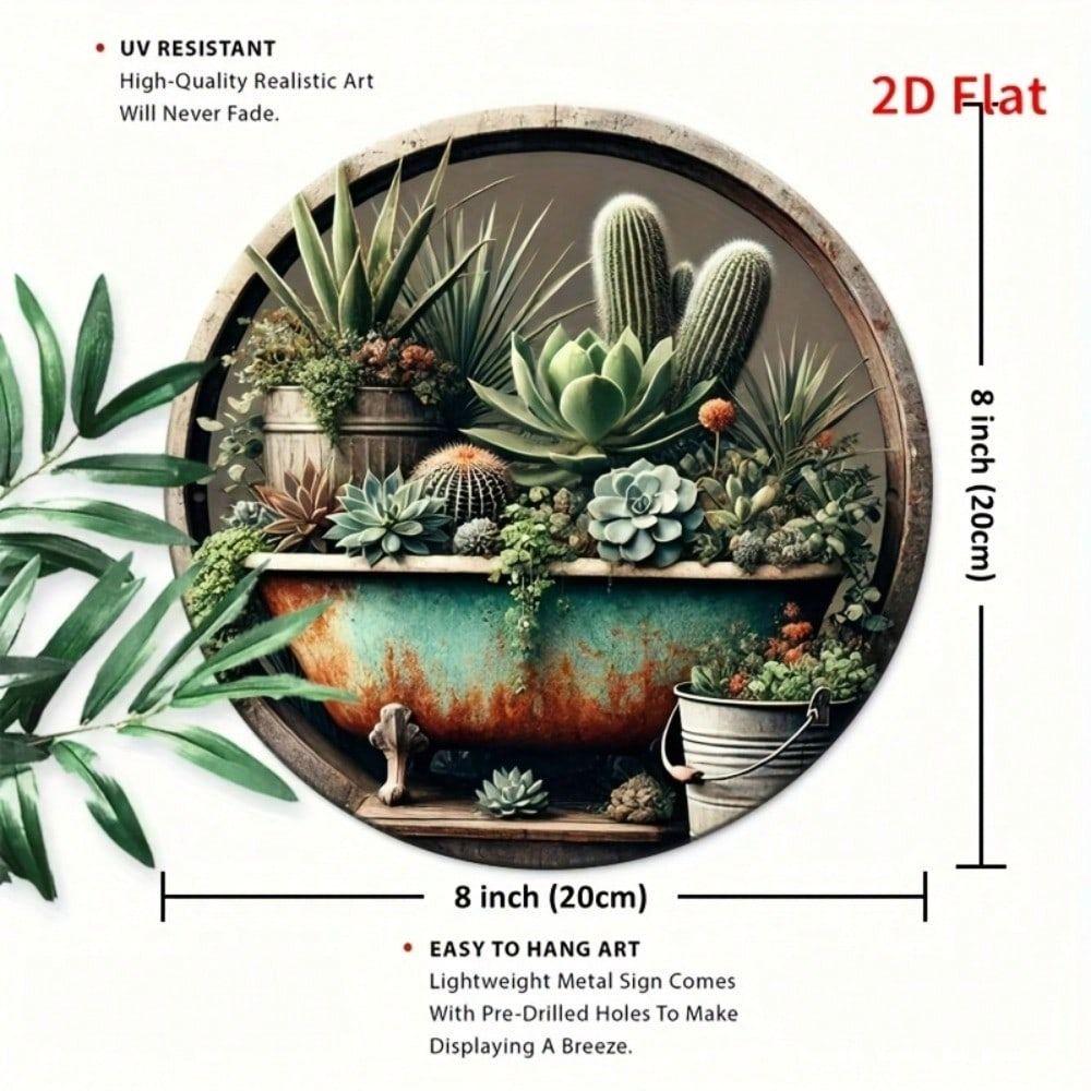 Tin Painting 20x20cm Handmade Metal Art Home Decorative Wall Hanging
Tin Painting 20x20cm Handmade Metal Art Home Decorative Wall Hanging