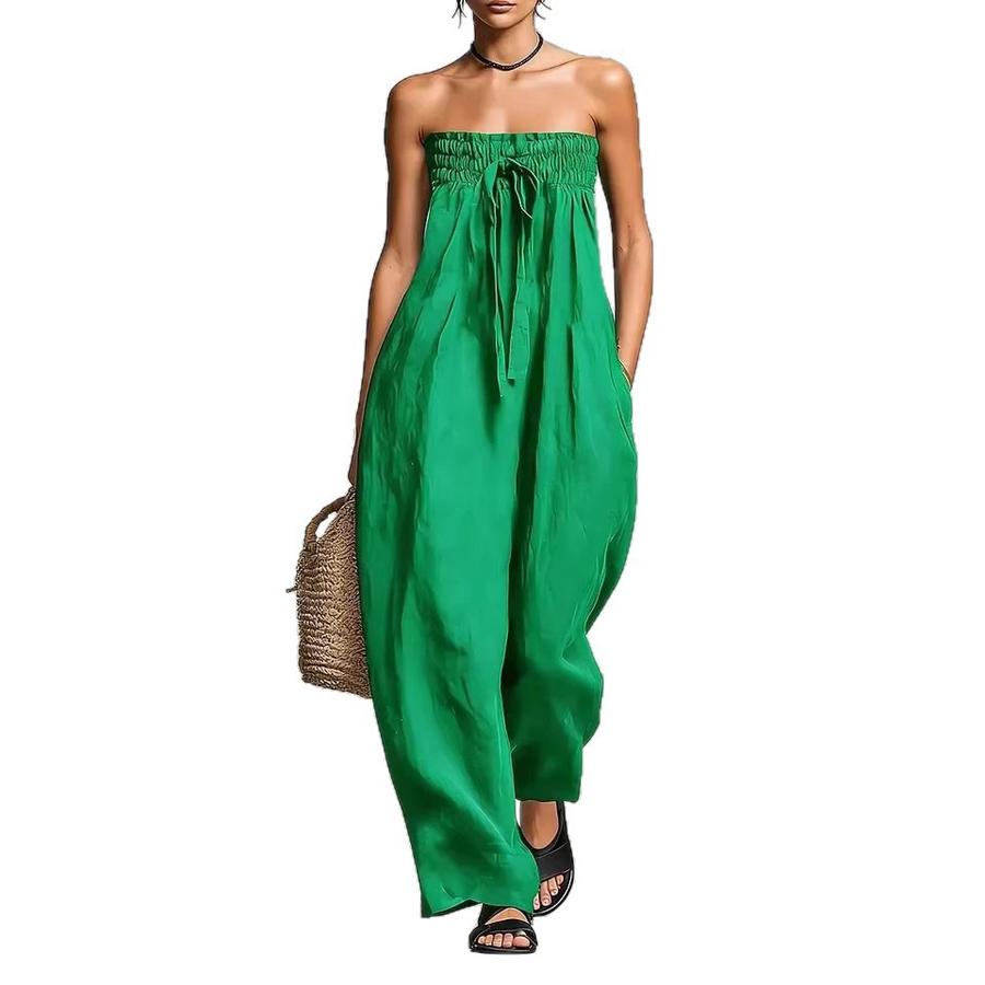 Summer New Elegant Chic Off-Shoulder Wide Leg Jumpsuit XXXL зелений
Summer New Elegant Chic Off-Shoulder Wide Leg Jumpsuit XXXL зелений