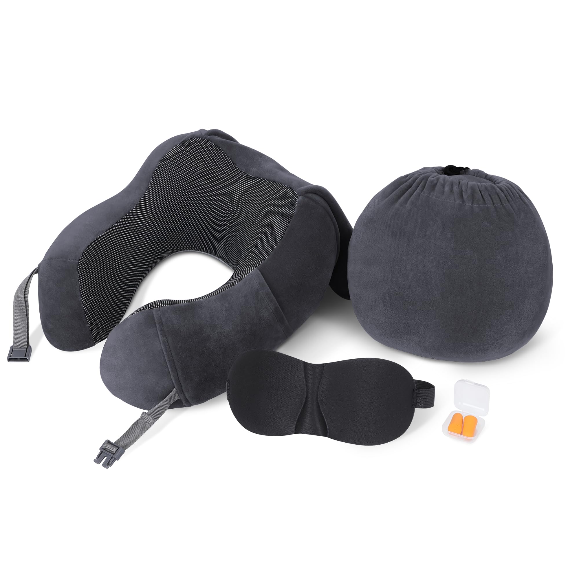 Спокойный сон во время TITIROBA Neck Airplane Mobile Travel Neck Memory для комфортного и звукового интегрированного хранения 3D-маска для глаз Беруши включены
Спокойный сон во время TITIROBA Neck Airplane Mobile Travel Neck Memory для комфортного и звукового интегрированного хранения 3D-маска для глаз Беруши включены