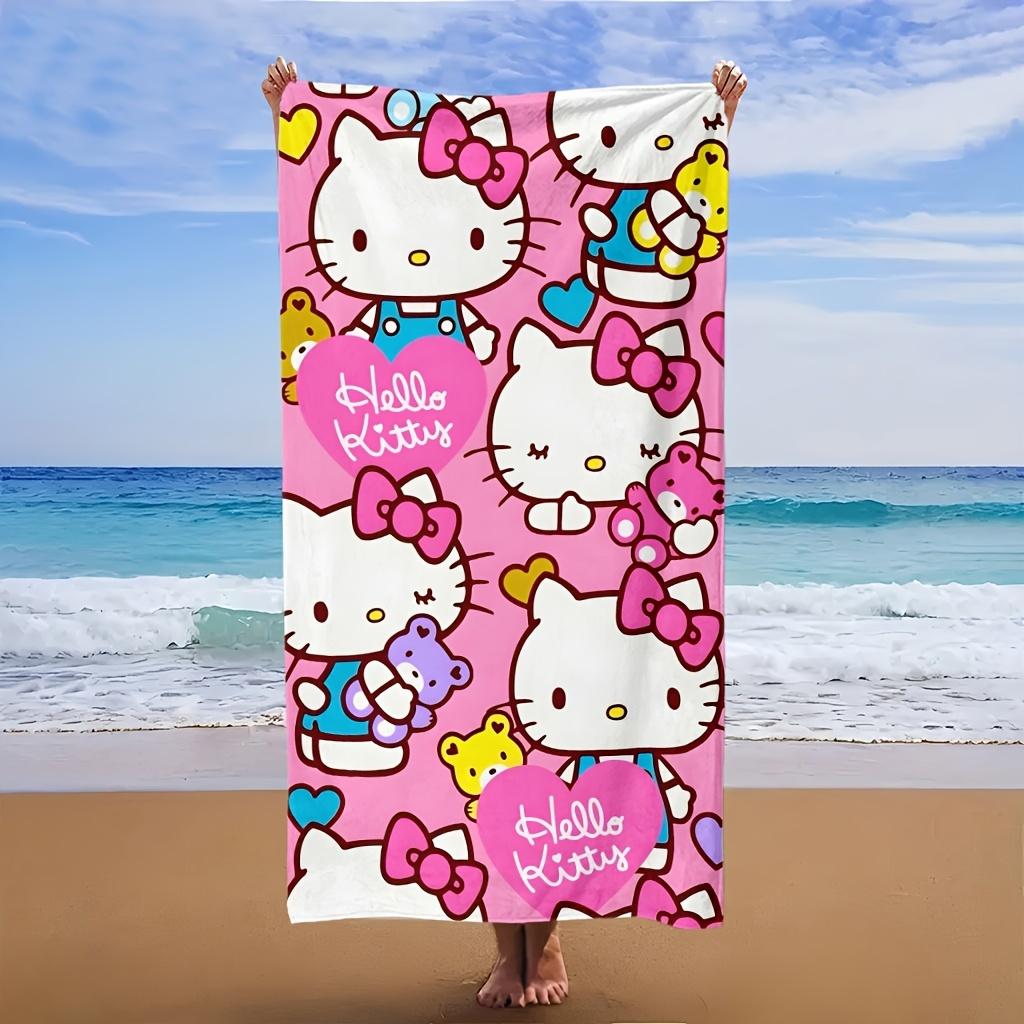 Cute Hello Kitty Microfiber Beach Towel Quick drying and Super Absorbent Suitable for Beaches Swimming Pools Travel Camping Yoga W40*H60(CM)
Cute Hello Kitty Microfiber Beach Towel Quick drying and Super Absorbent Suitable for Beaches Swimming Pools Travel Camping Yoga W40*H60(CM)