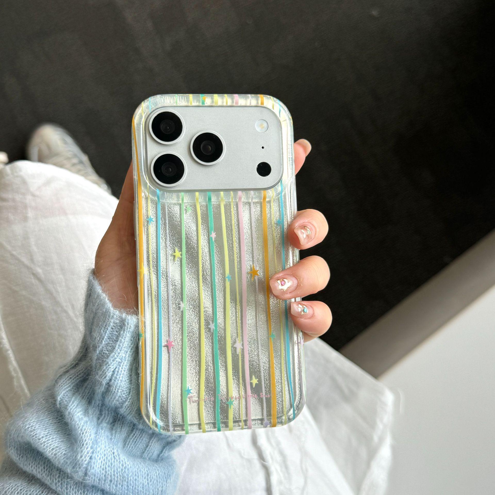 Colorful Striped Stars Phone Case for Apple 14Pro Max, 15, 16Pro, and 17ProMax - New Model for Women 15 Pro Max
Colorful Striped Stars Phone Case for Apple 14Pro Max, 15, 16Pro, and 17ProMax - New Model for Women 15 Pro Max