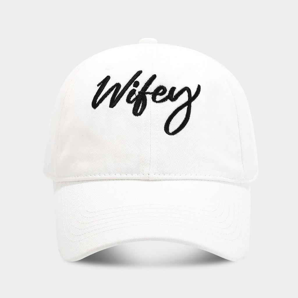 Wifey Embroidered Baseball Cap With Adjustable Strap For Summer Sun Protection Wifey White
Wifey Embroidered Baseball Cap With Adjustable Strap For Summer Sun Protection Wifey White