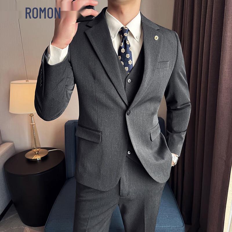 ROMON Men s 3-Piece Business & Wedding Suit M
ROMON Men s 3-Piece Business & Wedding Suit M