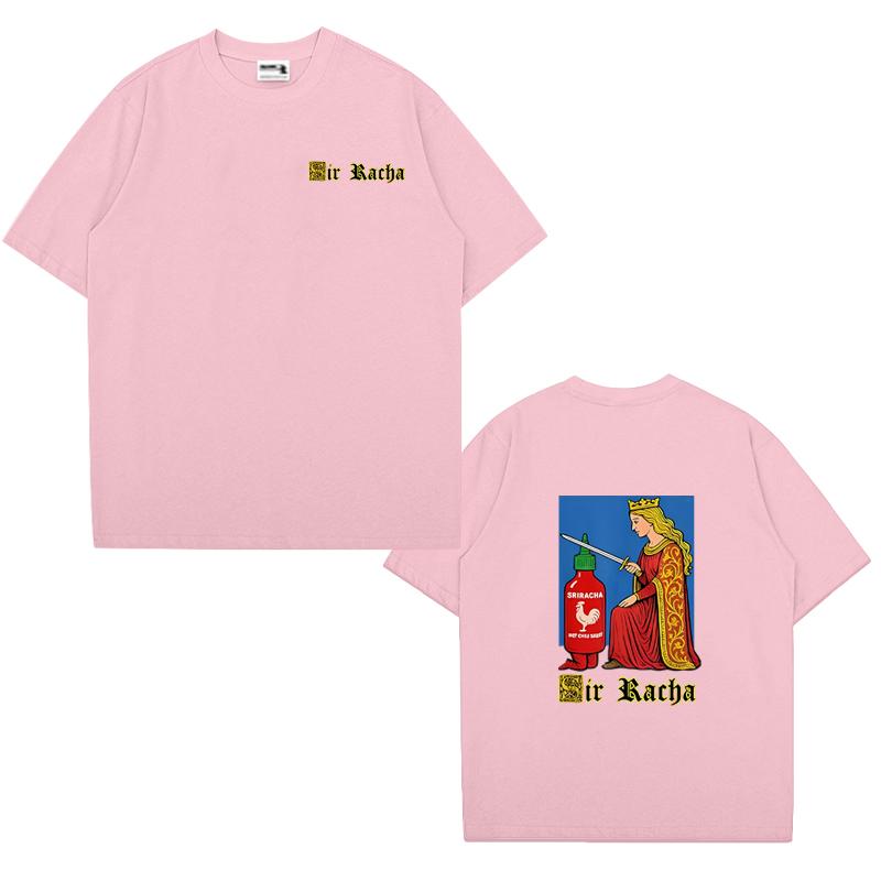 Funny Sir Racha Chili Sauce Graphics Short Sleeve Tshirts Men Women Fashion Vintage Oversized T Shirt Plus Size Tops Unisex 4XL
Funny Sir Racha Chili Sauce Graphics Short Sleeve Tshirts Men Women Fashion Vintage Oversized T Shirt Plus Size Tops Unisex 4XL
