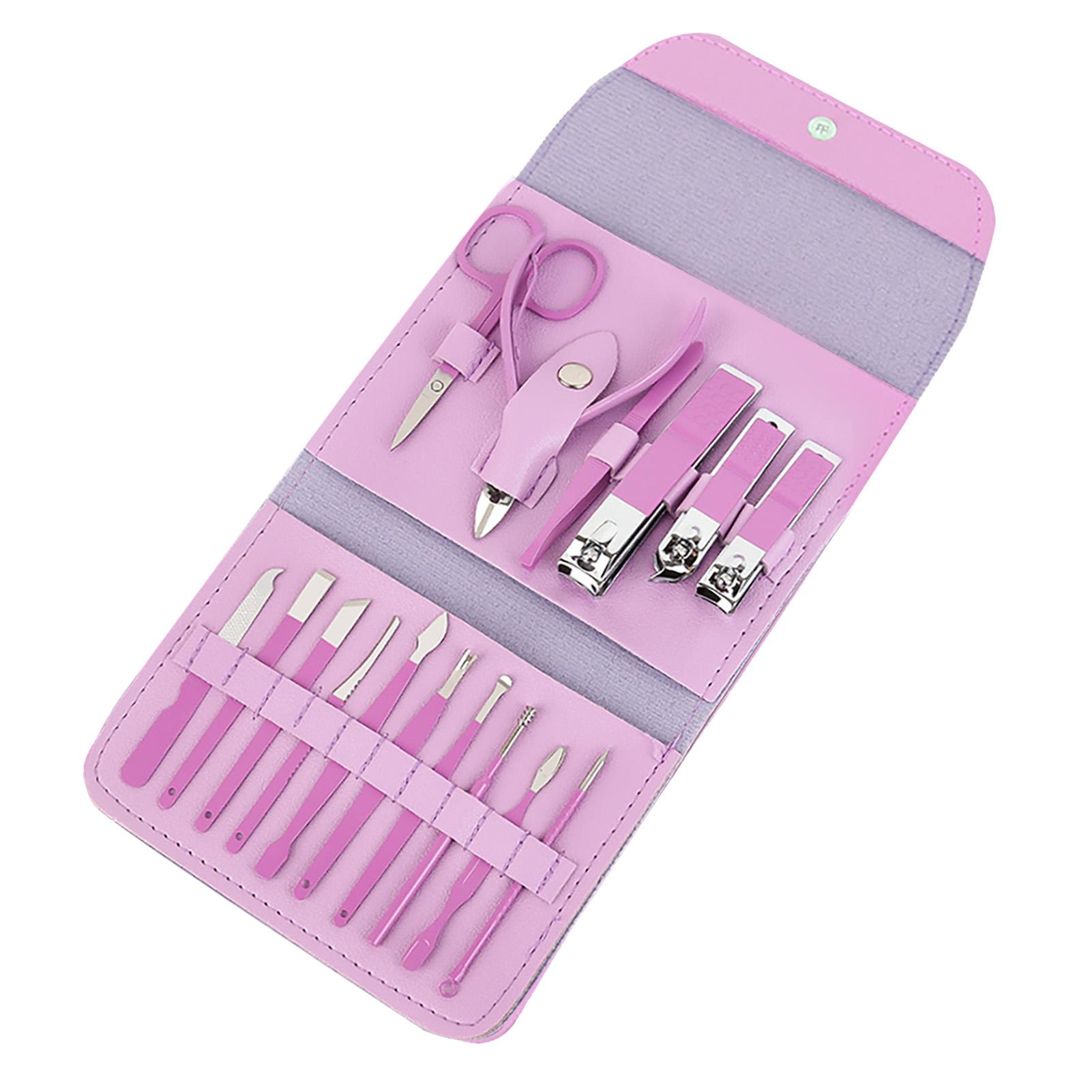 Маникюрный набор из 16 предметов из углеродистой стали, профессиональные кусачки для ногтей, ножницы для бровей, щипчики для кутикулы фиолетовый
Маникюрный набор из 16 предметов из углеродистой стали, профессиональные кусачки для ногтей, ножницы для бровей, щипчики для кутикулы фиолетовый