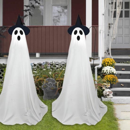 Yousheng 1/2Pcs Halloween Ghost Decorations Outdoor Spooky Standing Ghost with LED Lights Haunted Atmosphere Prop for Front Porch Yard Decor
Yousheng 1/2Pcs Halloween Ghost Decorations Outdoor Spooky Standing Ghost with LED Lights Haunted Atmosphere Prop for Front Porch Yard Decor