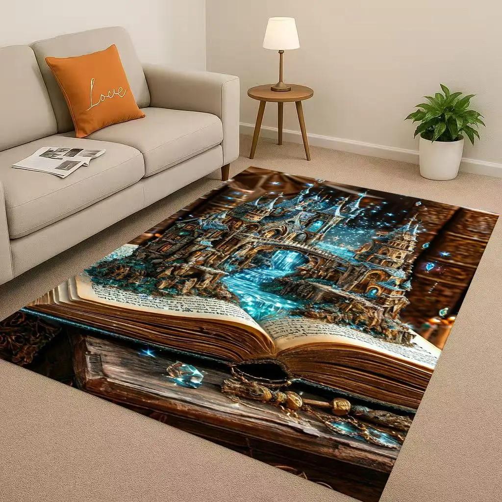 3D Magic Book Library Bookshelf Living Room Non-Slip Area Rug Soft Carpet for Bedroom Sofa , Easy Clean Home Doormat Playmat 40x60cm( 15x23in )
3D Magic Book Library Bookshelf Living Room Non-Slip Area Rug Soft Carpet for Bedroom Sofa , Easy Clean Home Doormat Playmat 40x60cm( 15x23in )