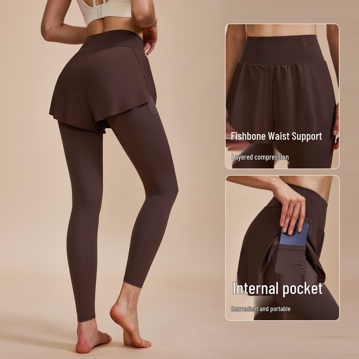 Women s High-Waist Autumn Two-Piece Look Sports Pants with Abdomen Control and Hip Lift Medium
Women s High-Waist Autumn Two-Piece Look Sports Pants with Abdomen Control and Hip Lift Medium