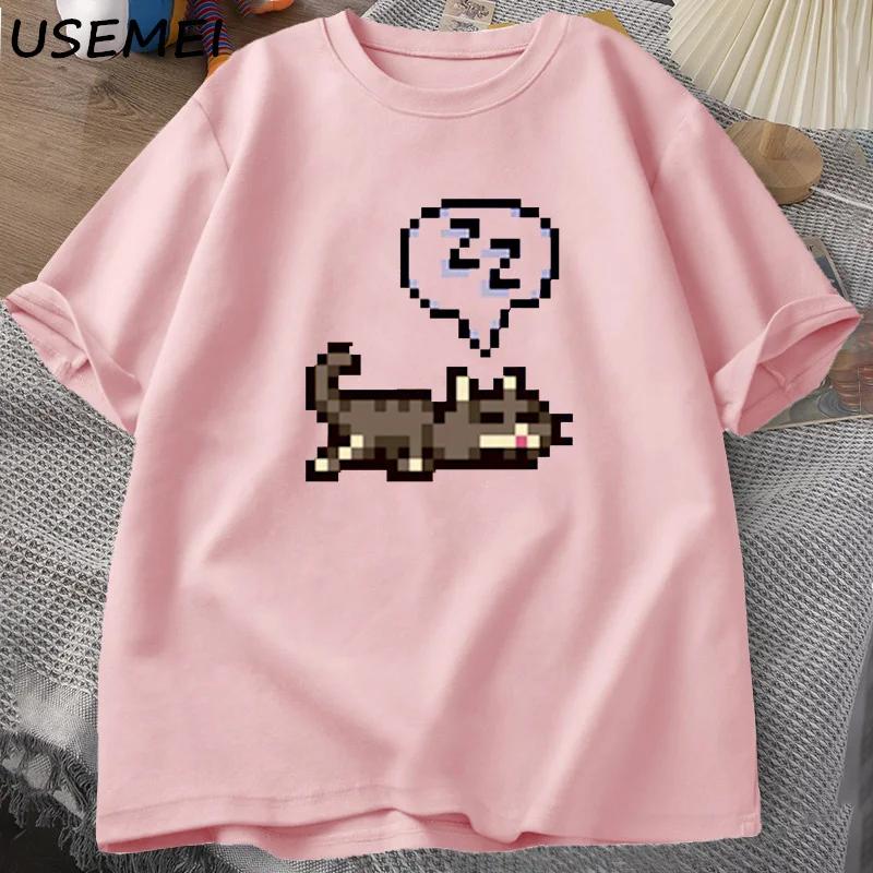 Stardew Valley Sleeping Cat Sploot Graphic T Shirts Men Casual Funny Short Sleeves T-shirt Unisex Cotton Tees Men s Clothing M рожевий
Stardew Valley Sleeping Cat Sploot Graphic T Shirts Men Casual Funny Short Sleeves T-shirt Unisex Cotton Tees Men s Clothing M рожевий