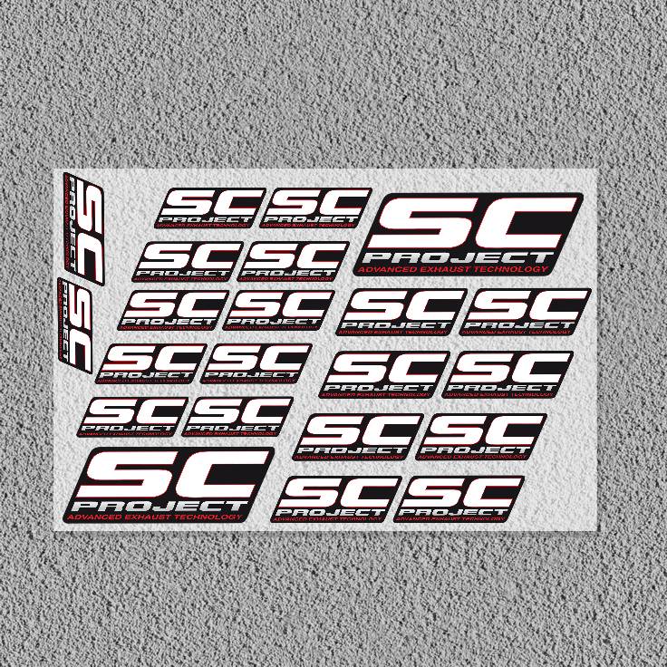 SC PROJECT Decal Set High Quality Printed And Cut Stickers Motorcycle Sticker 20x30cm
SC PROJECT Decal Set High Quality Printed And Cut Stickers Motorcycle Sticker 20x30cm