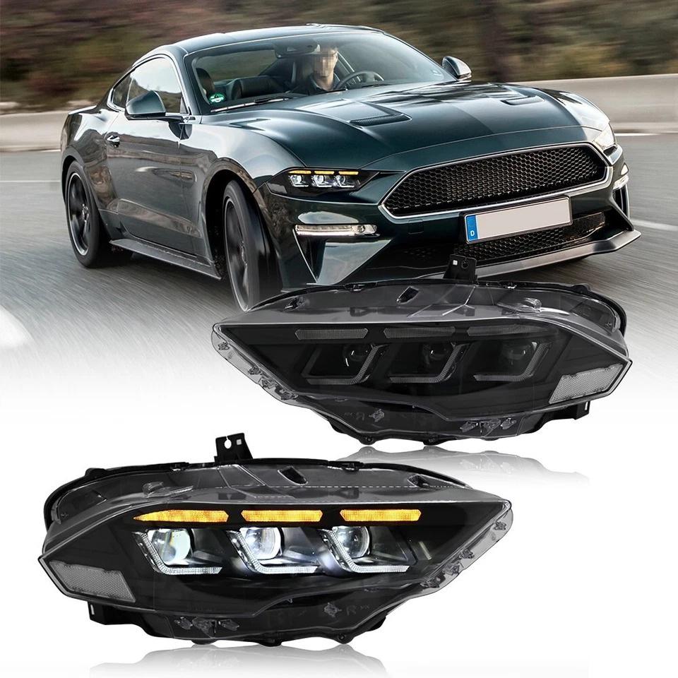 Передні фари FullLed (2018-2023, 2 шт) для Ford Mustang 2015- рр
Передні фари FullLed (2018-2023, 2 шт) для Ford Mustang 2015- рр