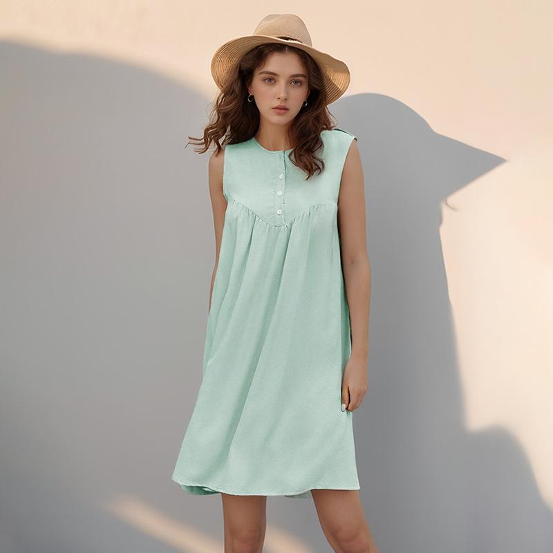 2025 new casual simple style doll skirt loose pendant solid color dress XL зелений
2025 new casual simple style doll skirt loose pendant solid color dress XL зелений