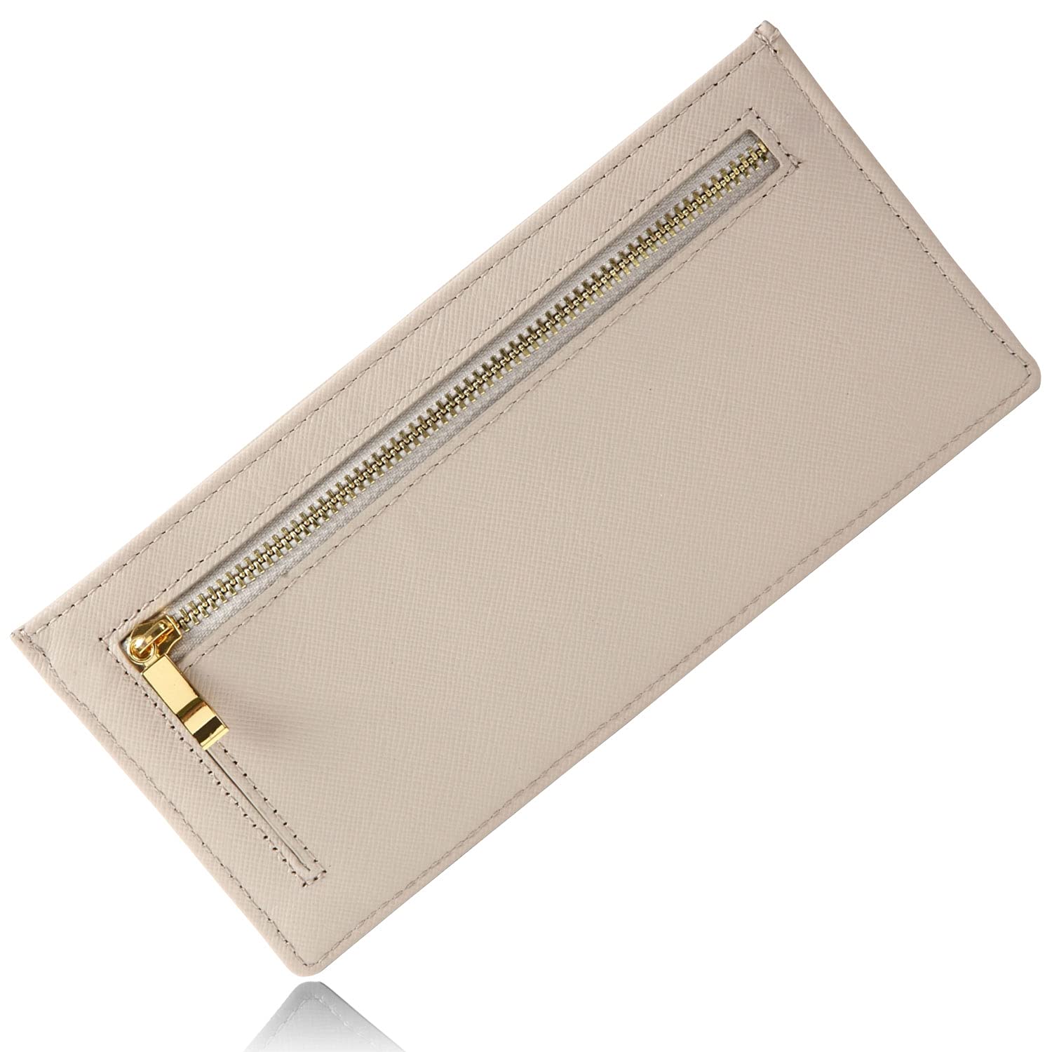 Mura Women s Slim Genuine Leather Long Wallet with RFID and Anti-Skimming Protection for Travel (Sand)
Mura Women s Slim Genuine Leather Long Wallet with RFID and Anti-Skimming Protection for Travel (Sand)