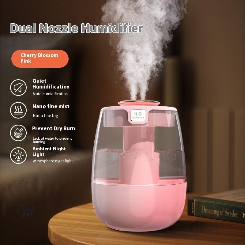 Air Humidifier Bedroom Household Large Spray Silent Humidifier рожевий
Air Humidifier Bedroom Household Large Spray Silent Humidifier рожевий