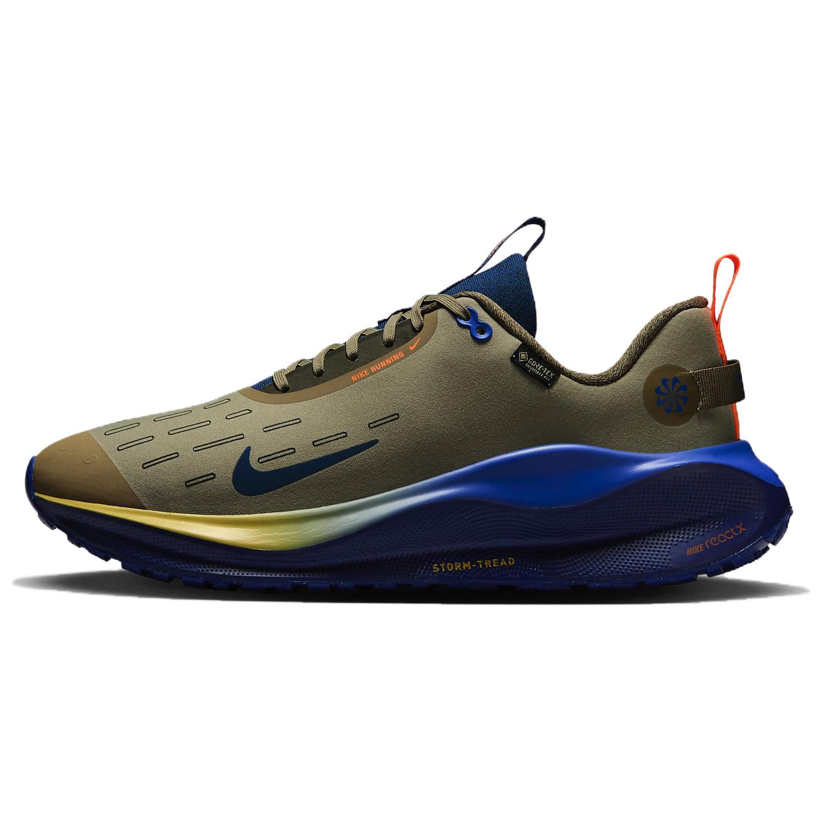 Nike Кроссовки мужские ReactX Infinity Run 4 GORE-TEX Нейтральный оливковый Грозовой синий Зеленый Гоночный синий Хаки карго HQ3222-276 45.5
Nike Кроссовки мужские ReactX Infinity Run 4 GORE-TEX Нейтральный оливковый Грозовой синий Зеленый Гоночный синий Хаки карго HQ3222-276 45.5