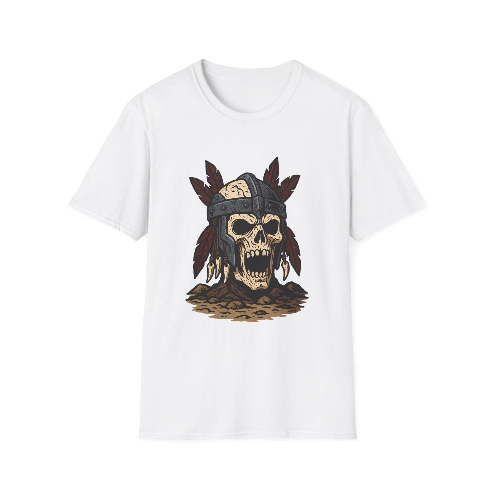 Unisex Softstyle T-Shirt Tribal Bone Helmet Warrior Relic Feathers Stone Ground S разноцветный
Unisex Softstyle T-Shirt Tribal Bone Helmet Warrior Relic Feathers Stone Ground S разноцветный
