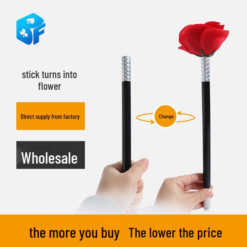 Stage Magic Flower Wand: Stick, Rod, and Scarf Transform into Flowers for Kids Magic Shows
Stage Magic Flower Wand: Stick, Rod, and Scarf Transform into Flowers for Kids Magic Shows