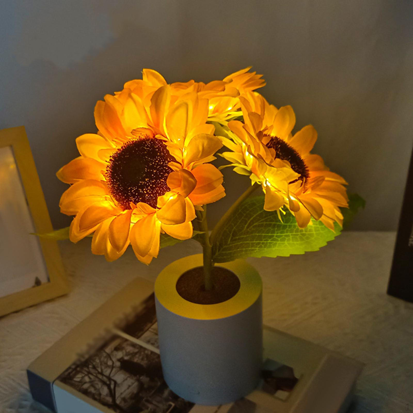 Sunflower Night Light Lamp Decorative Desk for Festivals Bedroom Birthday
Sunflower Night Light Lamp Decorative Desk for Festivals Bedroom Birthday
