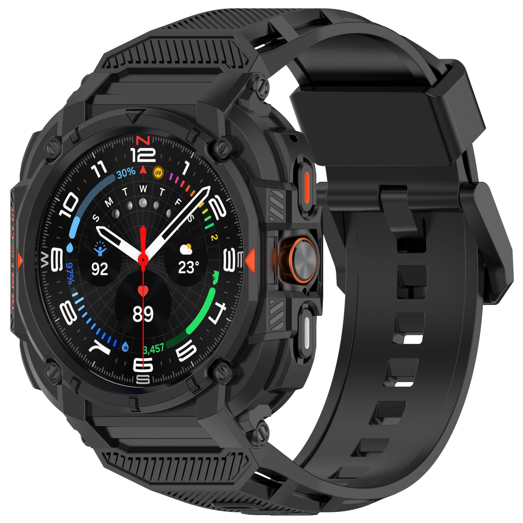 For Samsung Galaxy Watch Ultra 47mm Shockproof Armor TPU Watch Strap with Integrated Watch Case
For Samsung Galaxy Watch Ultra 47mm Shockproof Armor TPU Watch Strap with Integrated Watch Case