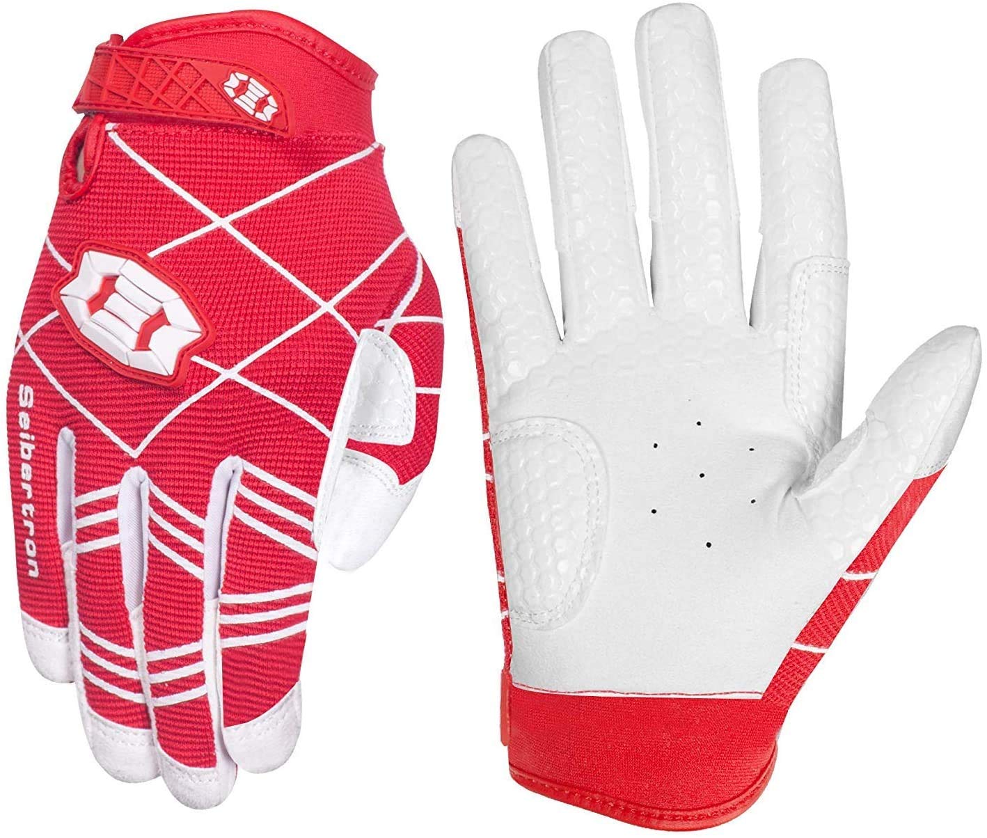 Seibertron PRO Baseball Batting Super Grip Finger Gloves for and Adults Size B-A-R 2.0 Gloves/Softball Gloves, Double-Sided, Sports, Youth, (Red, XL) червоний
Seibertron PRO Baseball Batting Super Grip Finger Gloves for and Adults Size B-A-R 2.0 Gloves/Softball Gloves, Double-Sided, Sports, Youth, (Red, XL) червоний